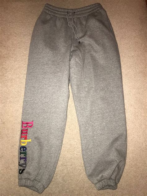 rainbow burberry sweatpants|burberry sweatpants haymarket.